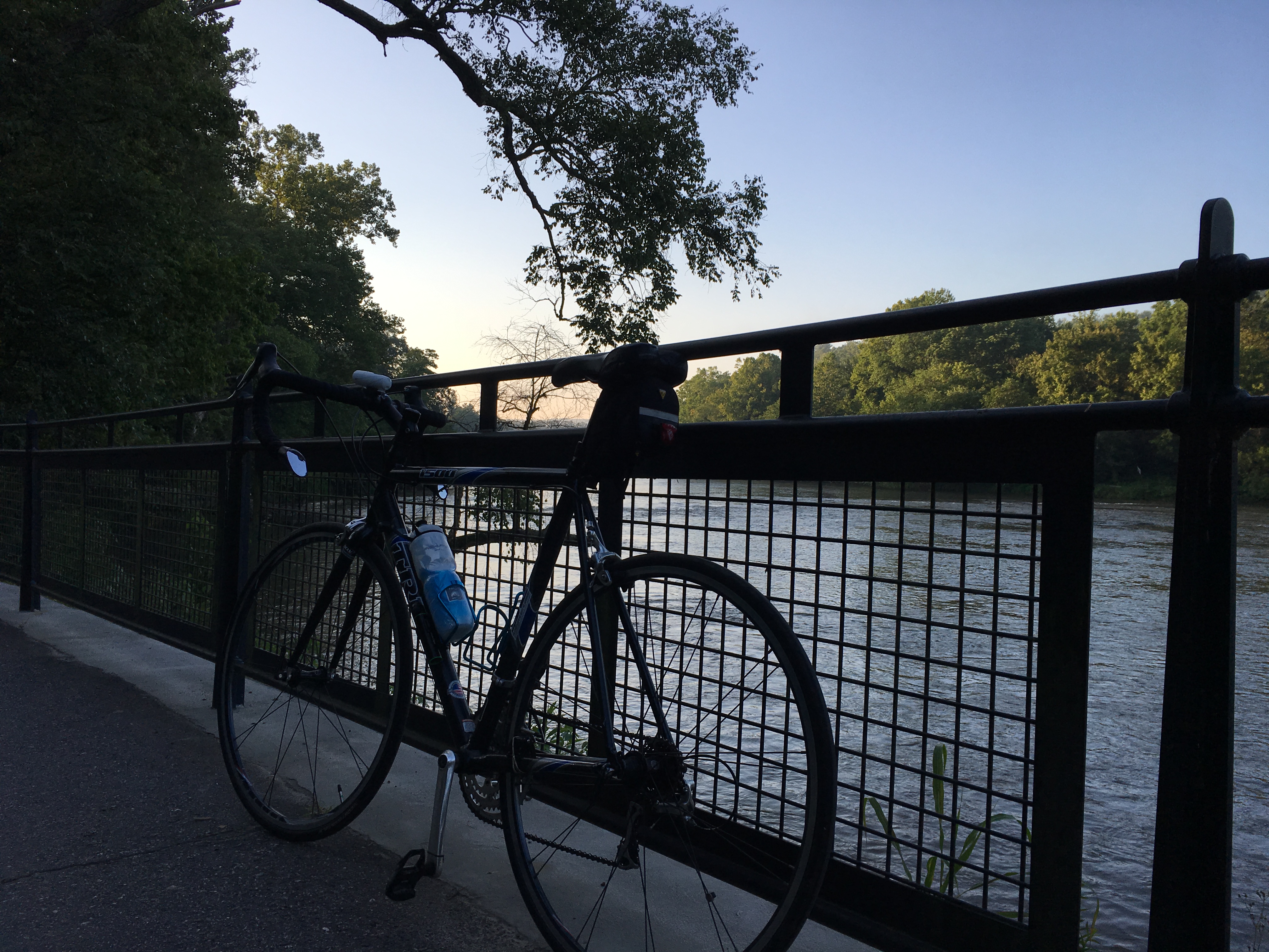 Bike at the Biltmore Estate--River