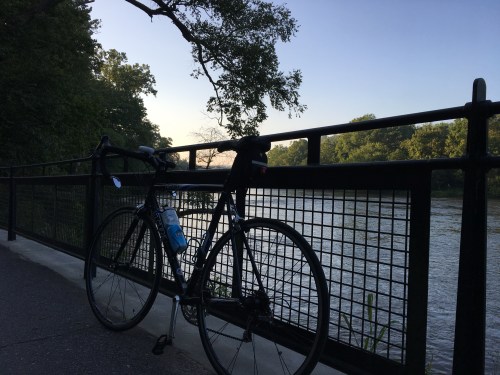 Bike at the Biltmore Estate--River