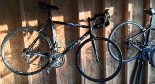 bike in garage