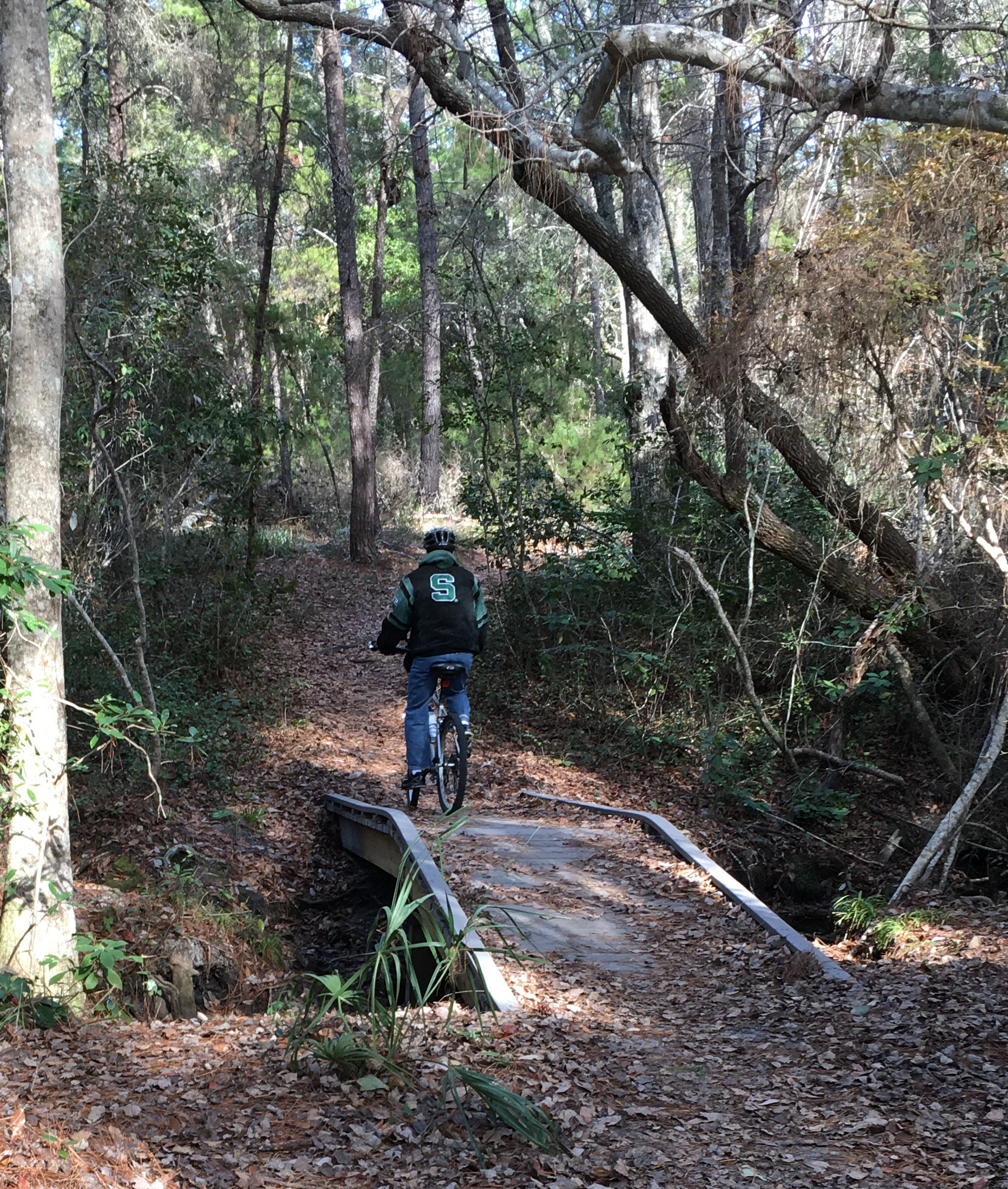 FL Glen on bike bridge 2