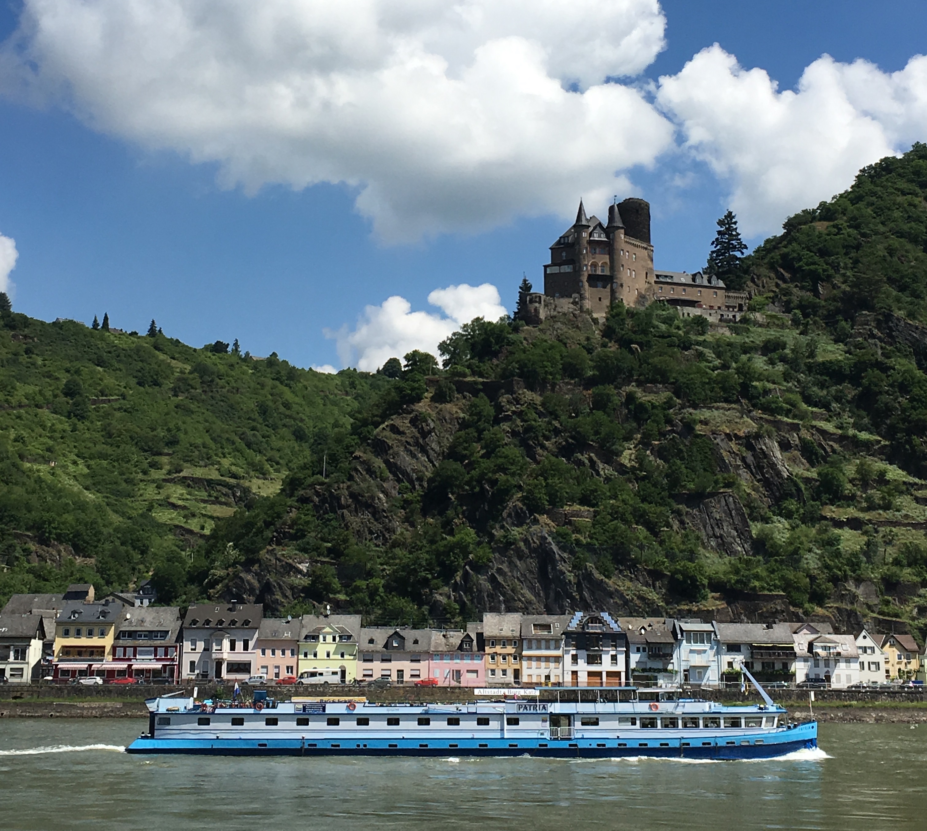 Bike tour 2018 the Partia passing on day one a castle
