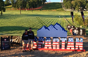 Spartan Sprint sign marshals