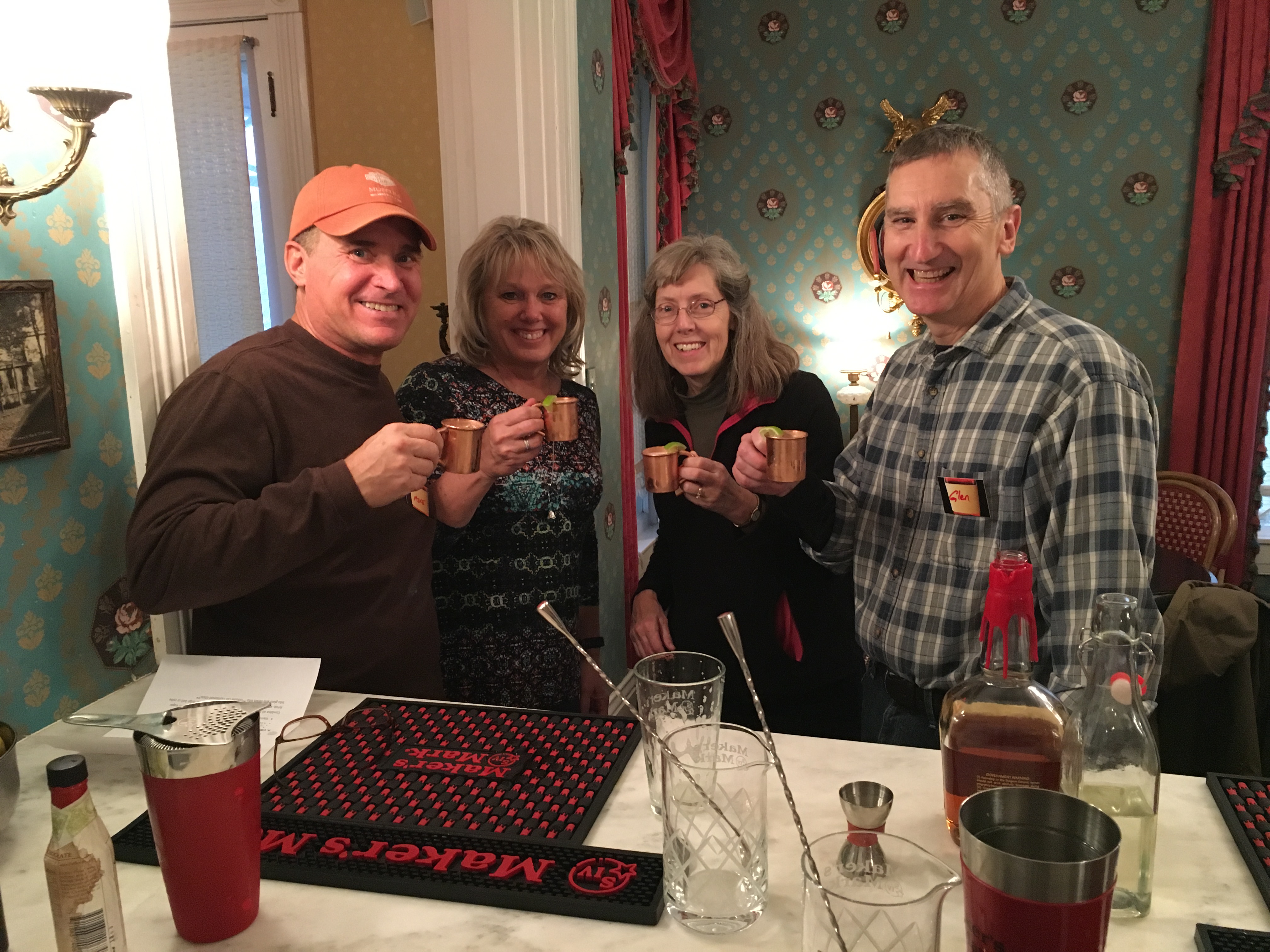 Makers mark frinds mule drink