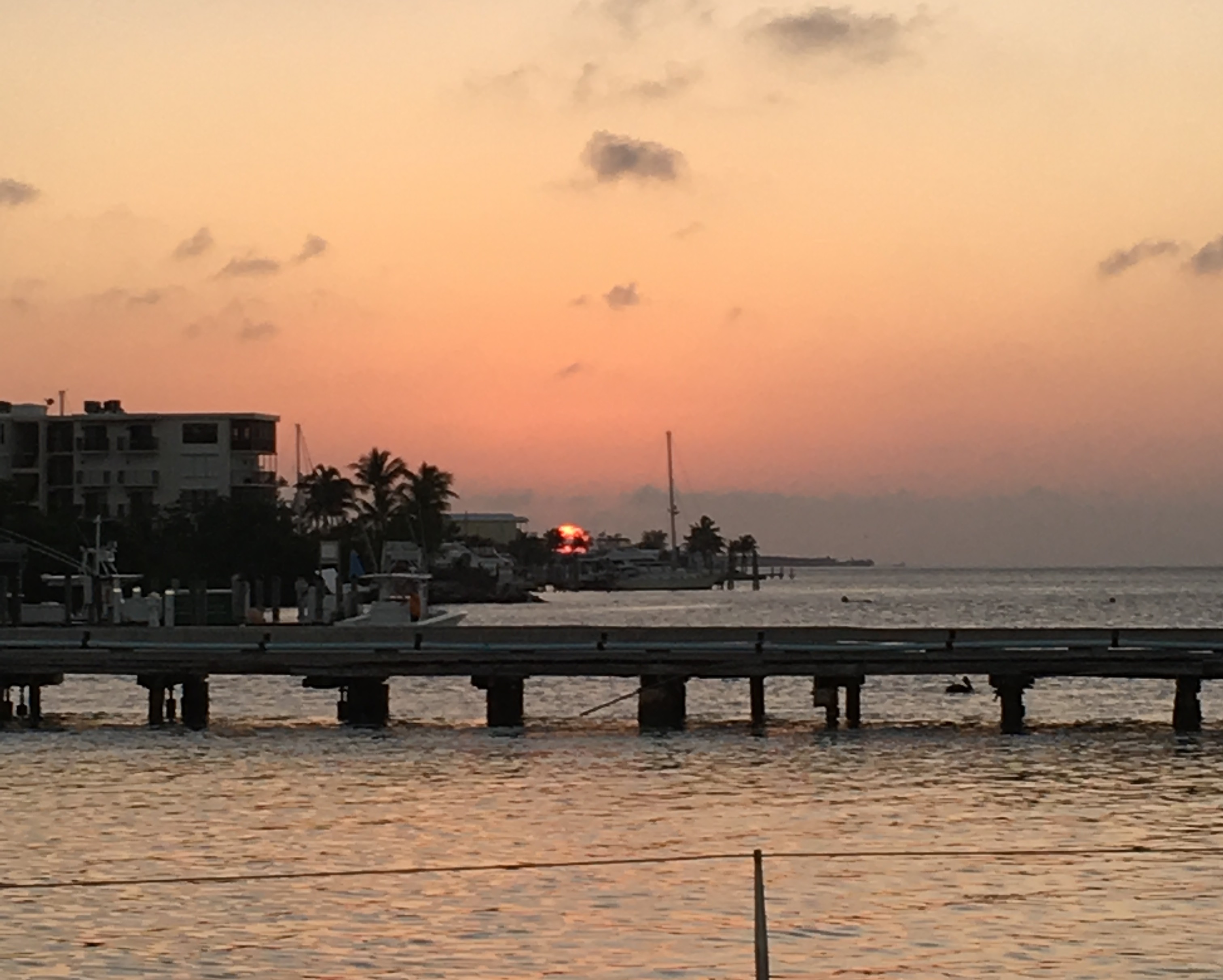 Ride to Keys 2019 first day sunset