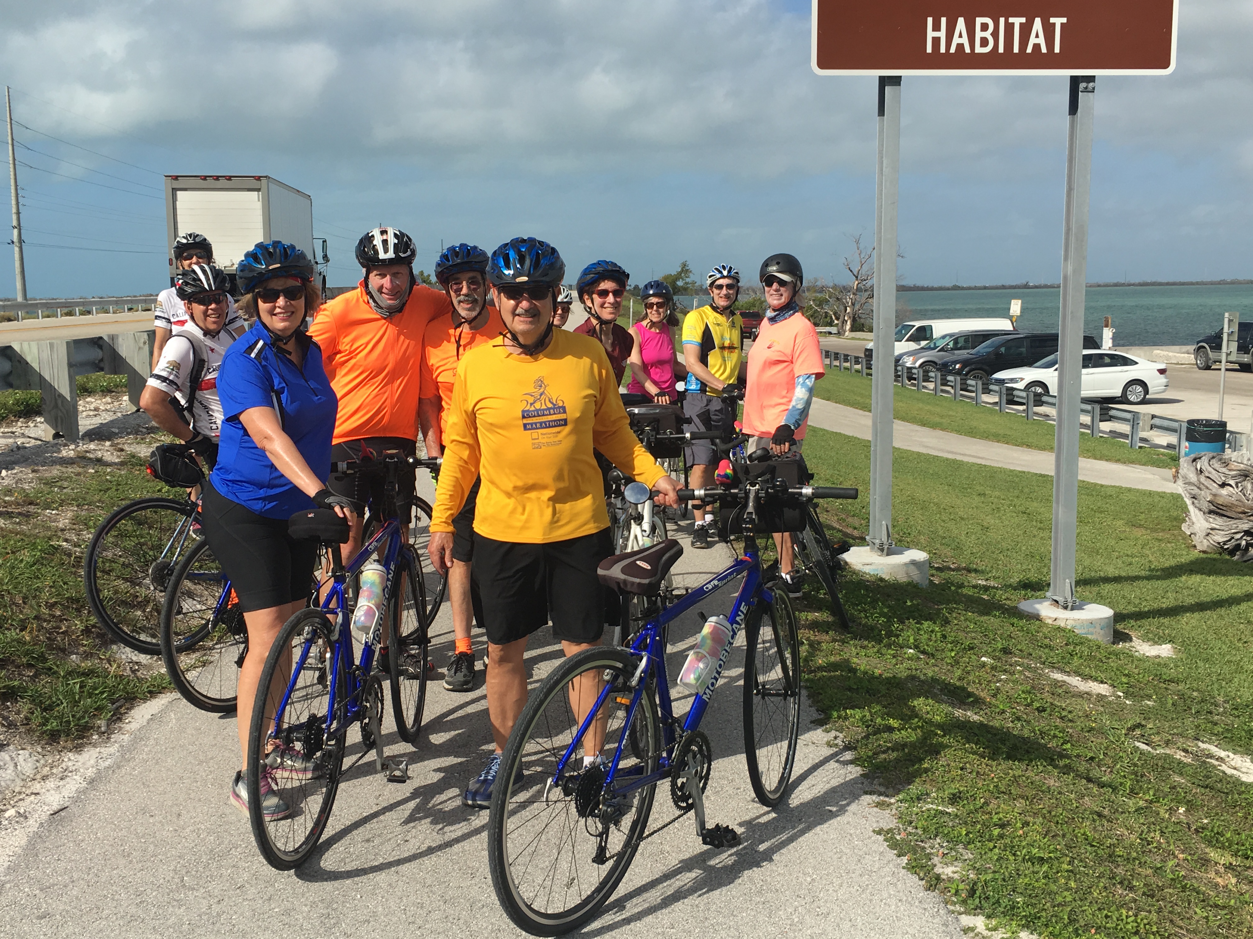 ride to the keys--bikes on the road-2