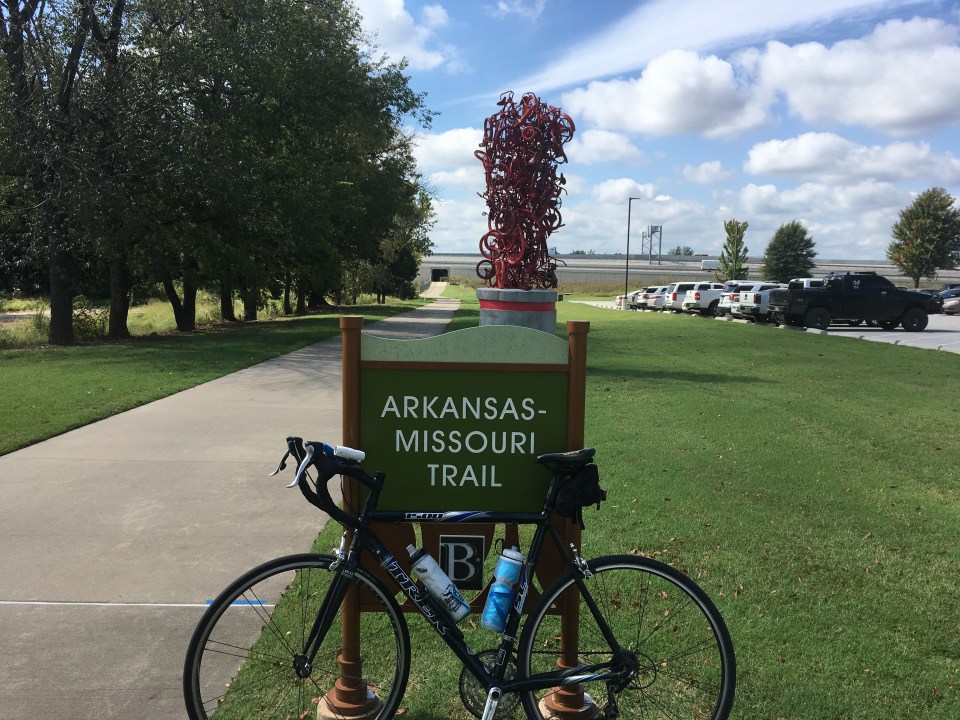 End of the bike ride story picture