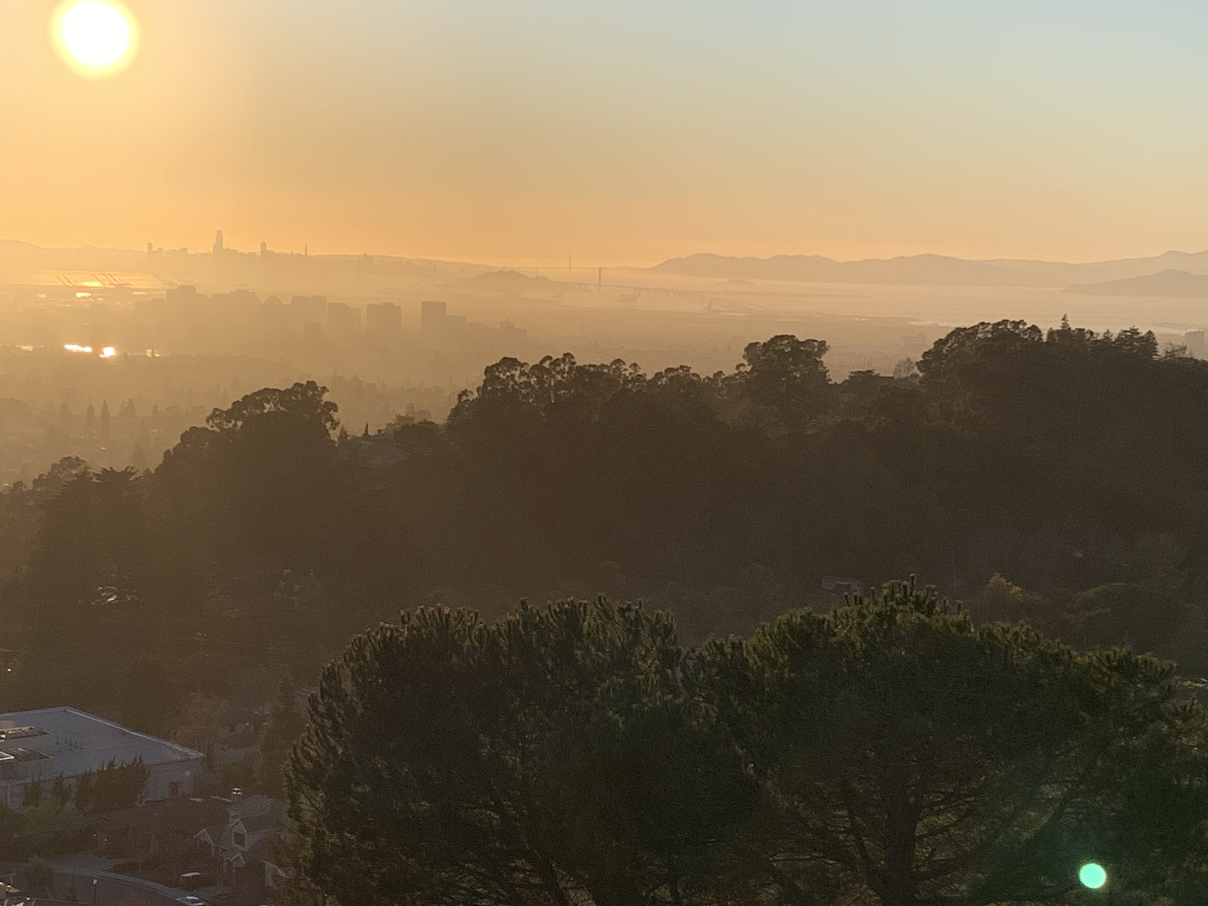 Siesta Valley Recreation Area sunset
